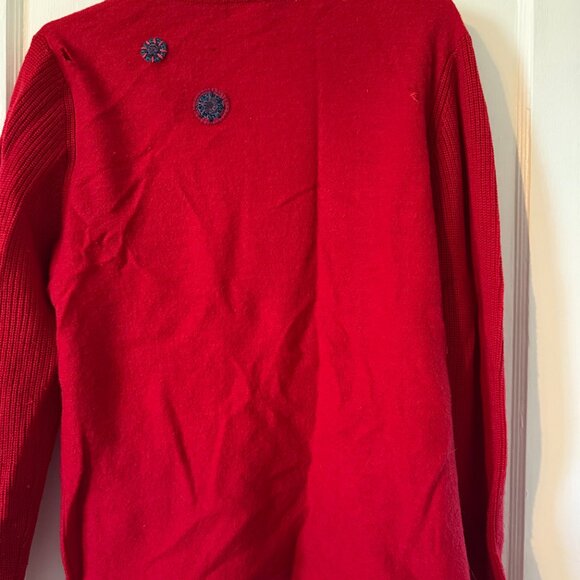 womens red Coldwater Creek cardigan sweater in Medium - Picture 8 of 8